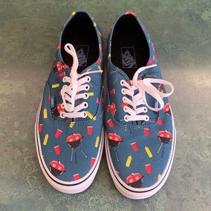 Summer BBQ Blue Vans